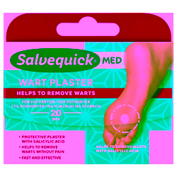 Salvequick Plastry na kurzajki Wart Plaster 20 sztuk