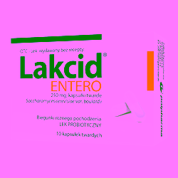 Lakcid Entero 250 mg kapsułki twarde 10 sztuk