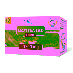 Lecytyna 1200 Forte kapsułki 40 sztuk