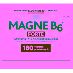 Magne-B6 Forte tabletki 180 sztuk