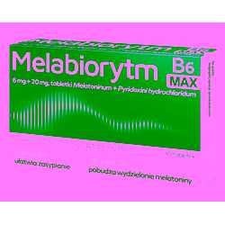 Melabiorytm B6 Max 6 mg + 20 mg tabletki 30 sztuk