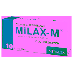 Czopki glicerolowe dla dorosłych 2,5 g x 10 sztuk