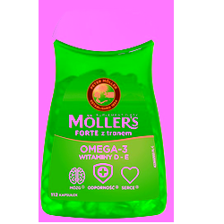 Mollers Forte z tranem 112 kapsułek