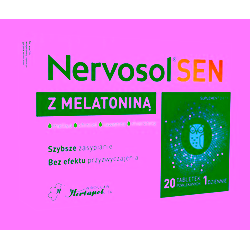 Nervosol Sen z melatoniną 20 tabletek