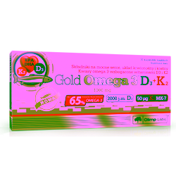 Gold Omega3 D3+K2 30 kapsułek