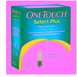 One Touch Select Plus paski testowe do glukometru 50 sztuk