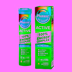 Plusssz Active 100% Energy Complex 20 tabletek musujących