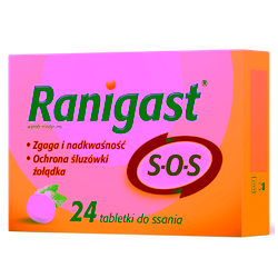 Ranigast SOS tabletki 24 sztuki