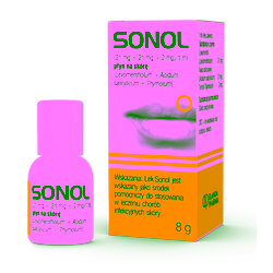 Sonol płyn do stosowania na skórę 8 g