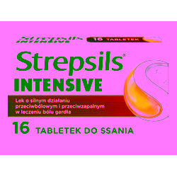 Strepsils Intensive tabletki do ssania 16 sztuk