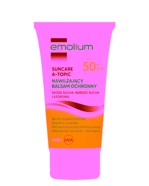 EMOLIUM SUNCARE ATOPIC NAWILŻAJĄCY BALSAM OCHRONNY SPF 50+ 150ML