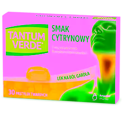 Tantum Verde cytryna tabletki do ssania 30 sztuk