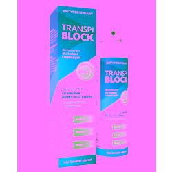 Transpiblock Deo Dezodorant dla kobiet i mężczyzn 48h 150 ml