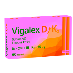 Vigalex D3+K2 2000 60 tabletek