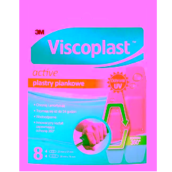 Viscoplast Active Plastry piankowe 8 sztuk