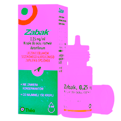 Zabak 0,25mg/ml krople do oczu 5ml