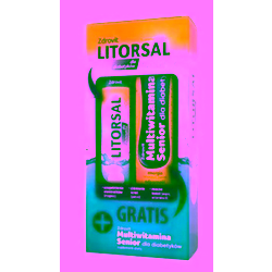 Zestaw Litorsal Senior dla diabetyków tabletki musujące