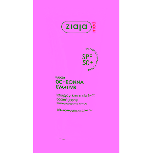Ziaja Med kuracja ochronna UVA+UVB tonujący krem do twarzy 50ml DATA 30.12.2025