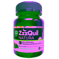 ZzzQuil żelki 30 sztuk smak mango banan